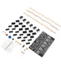 6 Digits DIY Clock Kit Auto Display Time DIY Alarm Clock Soldering Practice Kit for Students and Diyers DC4.5V-5.5V