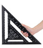 Triangle Angle Ruler 7/12 inch Metric Aluminum Alloy Angle Protractor Triangular Measuring Ruler Woodwork Speed Square Triangle