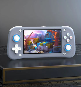 XF43 64G Retro Handheld Gaming Console 4.3 Inch IPS Screen 18000+ Built-in Games 3D Hall Joystick and Triggers Wireless Controller Support HD Output 3000mAh Battery Video Game Player Console