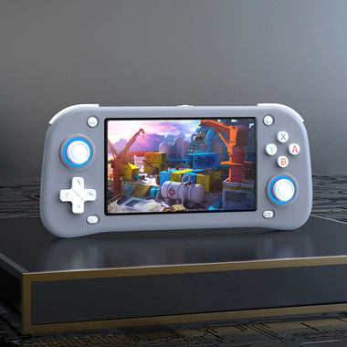 XF43 64G Retro Handheld Gaming Console 4.3 Inch IPS Screen 18000+ Built-in Games 3D Hall Joystick and Triggers Wireless Controller Support HD Output 3000mAh Battery Video Game Player Console