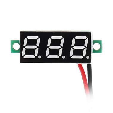 3Pcs Geekcreit Green LED 0.28 Inch 2.6V-30V Mini Digital Volt Meter Voltage Tester Two Line Voltmeter