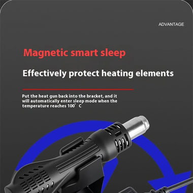 Soldering Station 8858 Portable Digital Hot Air Gun BGA Rework Solder Station Hot Air Blower Heat Gun Desoldering Than 858D 858