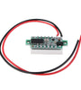 3Pcs Geekcreit Blue LED 0.28 Inch 3.2V-30V Mini Digital Volt Meter Voltage Tester Two Line Voltmeter