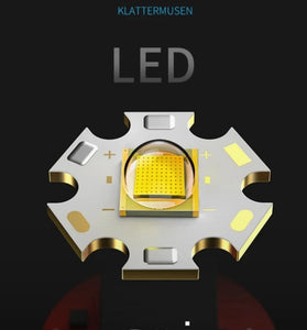 Smiling Shark SD-1221 Mini Flashlight LED Rechargeable Torchlight, Portable Torch with High Luminous Multifunctional keychain for Outdoor Camping Hiking