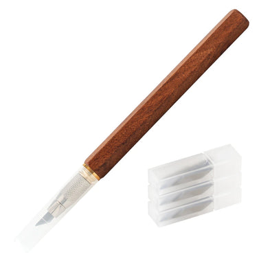 GANWEI Woodworking Marking Knife Wood Handle Scribing Marking Gauge Tool Wood Carving DIY Art Drawing Knife Hand Carving Knife