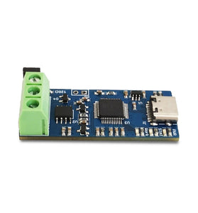 USB To CAN Converter Module 5V Bus Protocol Analysis for Industrial Use V2.0 Type-C Connector PCB