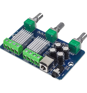 XH-A355 YDA138-E Digital Amplifier Board 2.1 Channel 2x15W+30W Class D Audio Amplification Module DC12V Modified DIY Speakers