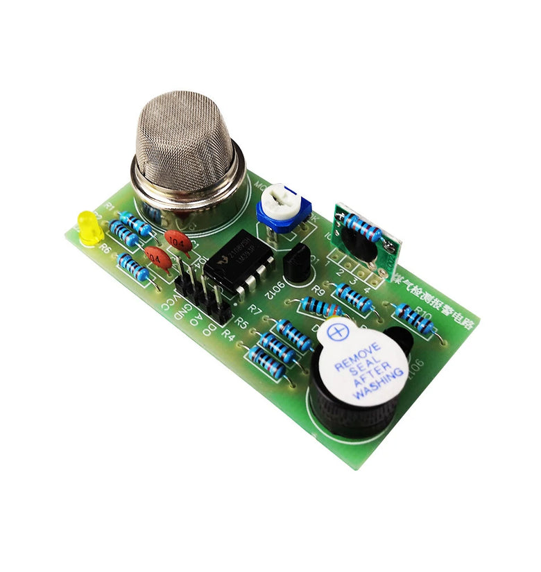 MQ-5 Gas Detection Alarm Circuit Sound and Light Electronic Teaching Training DIY Parts Production Sensor Kit