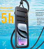 Ugreen LP364 IPX8 Waterproof Mobile Phone Case 0.3mm TPU Thin HD Clear Bag with Sensitive Touch Control Protective Case for below 7.2inch Mobile Phone
