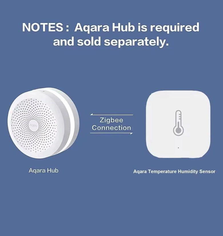 Aqara Smart Zigbe Temperature Sensor Air Pressure Humidity Environment Sensor Smart Control Work with Aqara Hub Mihome Homek APP