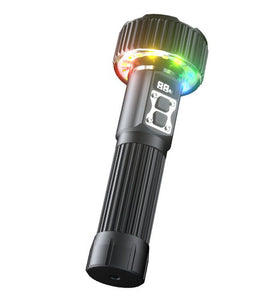 Ultra Bright Aluminum Alloy Flashlight With COB Atmosphere Light Long Endurance Fast USB Rechargeable Portable Light for Outdoor Camping