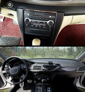 30x127cm 3D Carbon Fiber Style Car Stickers Roll Wrap Motorcycle DIY Styling Vinyl Colorful Decal for Car Exterior Interior Protection Film