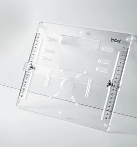 8mm Thickened Acrylic Bottom Plate with Adjustable Width Clear Visual Cutting Mini Table Saw Fit For Cutting Machine Gong Machine