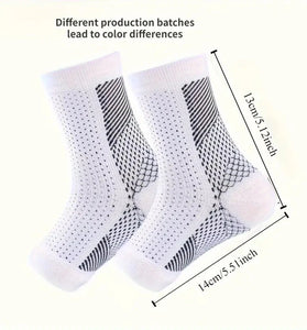1 Pair Neuropathy Compression Socks for Pain Relief Plantar Fasciitis Ankle Brace for Women and Men,Full Open Toe Compression Sockliner Outdoor Sports Fitness Sweat Absorbent Breathable