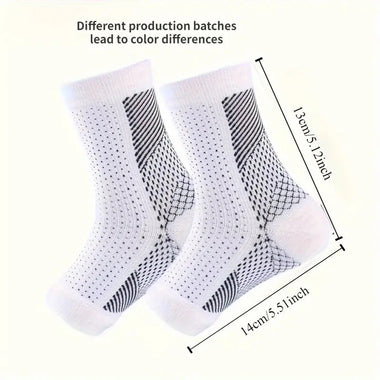 1 Pair Neuropathy Compression Socks for Pain Relief Plantar Fasciitis Ankle Brace for Women and Men,Full Open Toe Compression Sockliner Outdoor Sports Fitness Sweat Absorbent Breathable