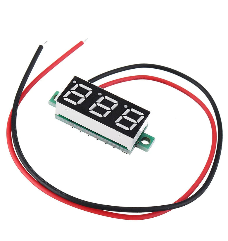 Geekcreit 0.28 Inch 2.5V-30V Mini Digital Volt Meter Voltage Tester Two Line Voltmeter