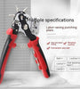 Multi-Size Hole Puncher 2/2.5/3/3.5/4/4.5mm Stainless Steel Professional Leather Punching Tool For DIY Cardboard Plastic Craft Durable Material Sleek