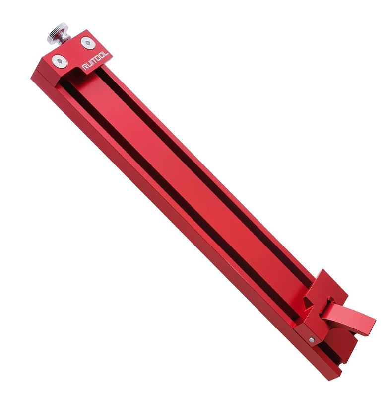 Circular Saw Guide Rail Aluminum Alloy Adjustable Base Compatible with 4 Inch Marble Cutter Precision Cutting Tool Woodworking Accessories Rust Resistant Light Weight