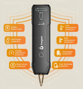 Awgem SH1 Rechargeable Handheld Welding Tool 11 Power Levels for Battery Welding Suitable for 18650 26650 36650 Type C Compatible