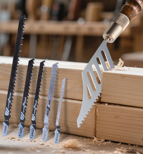 Mini Hand Saw Set Steel Blades Wood Handle Compact Curve Saw for Woodworking DIY Precision Cutting Detachable Metal Blade