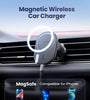 UGREEN Magnetic Cordless Car Phone Holder Charger Air Vent Suction Cup Navigation Bracket