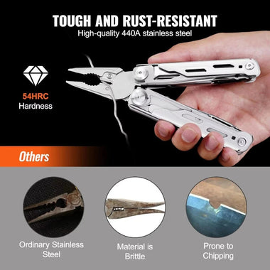 28 in 1 Outdoor Multifunctional Plier Tool Stainless Steel Professional Folding Screwdriver Camping Tactical Multi-purpose Knife