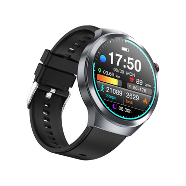 ET475 1.73-inch AMOLED Display ECG Micro Examination NFC Alipay AI Diagnosis bluetooth Call Heart Rate Blood Pressure Blood Oxygen Monitor Sleep Monitoring Non-invasive Blood Glucose Measurement BMI Women's Health SOS Emergency Call IP68 Smart Watch