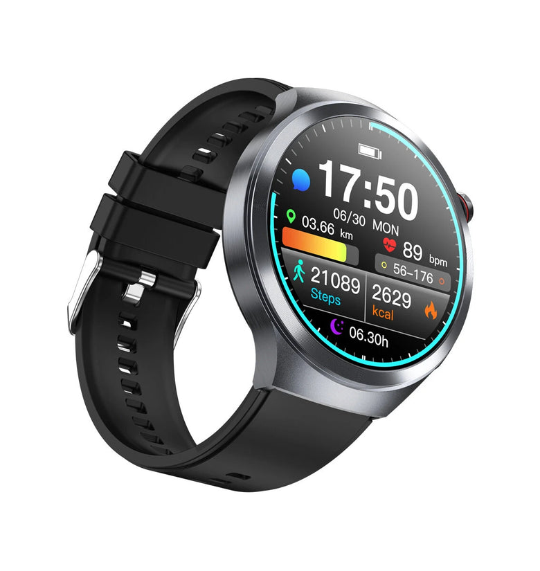 ET475 1.73-inch AMOLED Display ECG Micro Examination NFC Alipay AI Diagnosis bluetooth Call Heart Rate Blood Pressure Blood Oxygen Monitor Sleep Monitoring Non-invasive Blood Glucose Measurement BMI Women's Health SOS Emergency Call IP68 Smart Watch