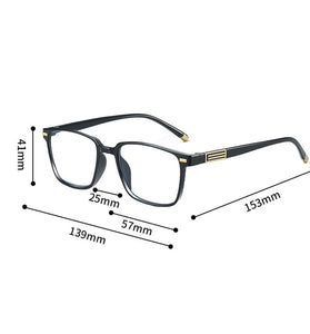 Anti Blue Light Reading Glasses Men Black Full Frame Hyperopia Eyewear High-definition Comfortable Presbyopia Glasses