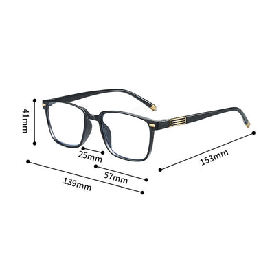 Anti Blue Light Reading Glasses Men Black Full Frame Hyperopia Eyewear High-definition Comfortable Presbyopia Glasses