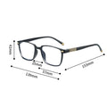 Anti Blue Light Reading Glasses Men Black Full Frame Hyperopia Eyewear High-definition Comfortable Presbyopia Glasses