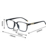 Anti Blue Light Reading Glasses Men Black Full Frame Hyperopia Eyewear High-definition Comfortable Presbyopia Glasses