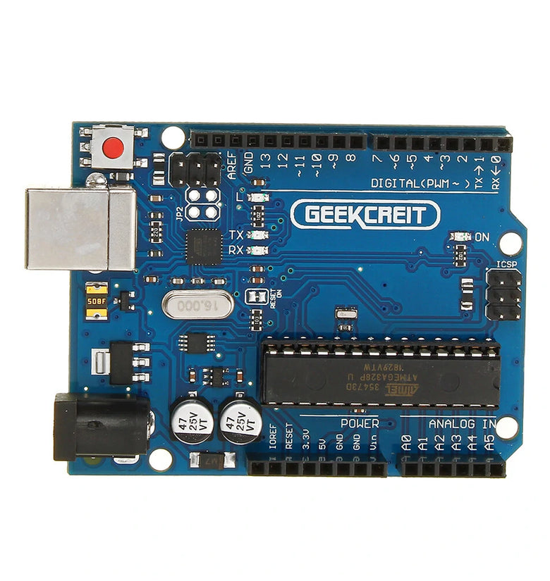 Geekcreit UNO R3 ATmega16U2 AVR USB Development Main Board Geekcreit for Arduino - products that work with official Arduino boards
