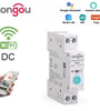 Tongou Tuya DC WIFI Smart Circuit Breaker 1P 63A DIN Rail for Smart Home Wireless Remote Control Switch Voice Control with Alexa Google Assistant