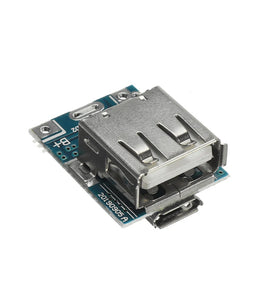 5Pcs Micro USB 5V Lithium Battery Charger Boost Protection Board Li-Po Li-ion 18650 Power Bank Charger Board DIY