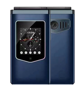 HAMTOD T8 Mini 2.8-inch Dual SIM Dual Standby 1500mAh FM Big Button SOS Key Type-C Rechargeable Flip Design 4G Mobile Phone with 1.77-inch External Color HD Screen