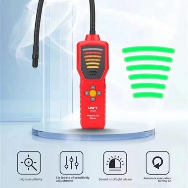 UNI-T UT336A HVAC Leak Detector Sensitive Tool 6 Levels LED Indicator Long Battery Life Advanced Technology