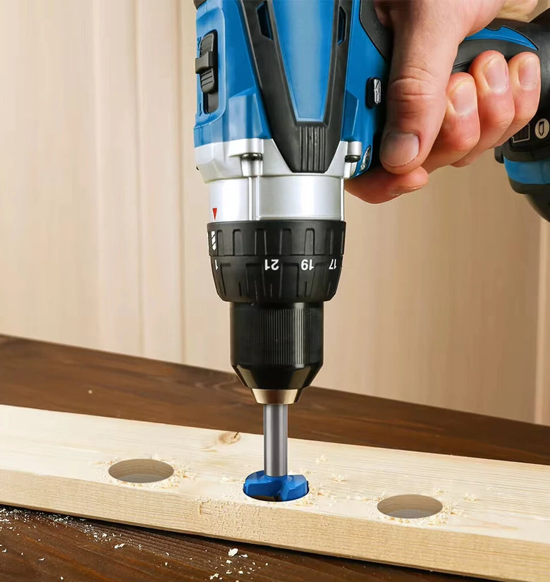5PCS/14PCS Hex Shank Hinge Boring Drill Bit Set Tungsten Carbide Wood Router Bit Non-stick Coating