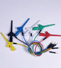 18PCS High-Pressure Differential Multimeter Testing Hook Universal Compatibility with Aircraft-Type IC Clamp Compact Design Probe Needle for Precision Lab Work and Circuit Testing