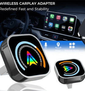 2 in 1 Wireless Carplay Android Auto Adapter Wire to Wireless Converter Plug in Play Smart Box