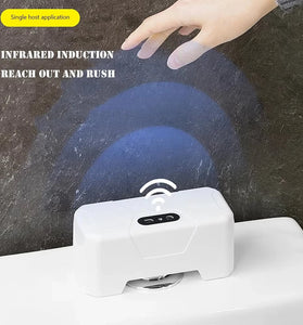 PD-CSQ-01A Automatic Toilet Flush Button Induction Toilet Flusher External Infrared Flush Splash-proof with Wireless Transmitter