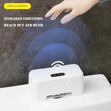 PD-CSQ-01A Automatic Toilet Flush Button Induction Toilet Flusher External Infrared Flush Splash-proof with Wireless Transmitter