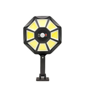 168COB Solar Motion Sensor Wall Light with 360 Rotation Remote Control IP65 Waterproof Outdoor Security Floodlight