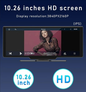 10.26 inch Portable bluetooth Car MP5 Player HD Large Screen Wireless Carplay Car Radio Built-in 1W Speaker