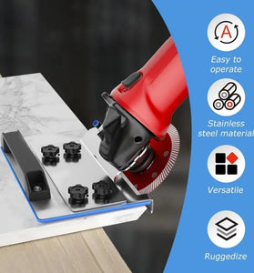 Stainless Steel Angle Grinder Stand Universal 100 Tile Cutting Tool 45 Degree Chamfering Bracket Adjustable Holder for Ceramic Tile Cutting