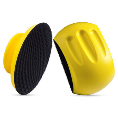 4 PCS 5 Inch Round Hand Sanding Blocks + Mouse Hook and Loop Sanding Blocks Ideal for Wood Furniture Restoration and Home Crafts