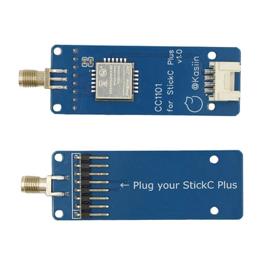 433MHz CC1101 RF Module Sub-GHz Signal Transmitting Sniffing Decoding Replay Compatible with M5Stack StickC Plus Bruce Firmware Grove Connection