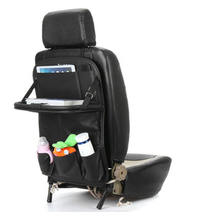 Tsumbay Foldable Car Back Seat Organizer Folding Sack Holder Multi-Pocket Tray Storage Bag