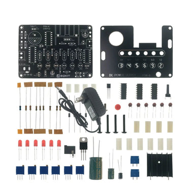 EQKIT CNC Regulated Power Supply Kit Adjustable with Voltage Indication Electronic DIY Production