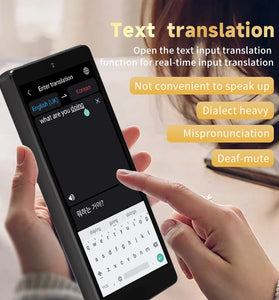 Boeleo S20 Pro 5-inch Audio Translator Video Translator 148 Languages Remote Video Call AI Voice Translator 2G+16G 2000mAh Battery Online Offline OverseaTravel Real-time Conversation Intelligent Translation Device